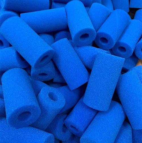 厂家销售蓝色大号水池过滤材料 圆柱形过滤管过滤套可定制生产